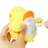Little Yellow Duck Plush Doll Flapping Vibration Cat Interactive Toy Rechargeable
