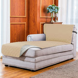 L Shaped Sectional Sofa Chaise Lounge Slipcover Sofa Protector-Khaki