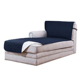 L Shaped Sectional Sofa Chaise Lounge Slipcover Sofa Protector-Navy
