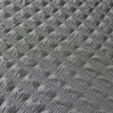 2Pcs Soft Seersucker Fabric Removable Chair Covers with Lace Skirt Grey