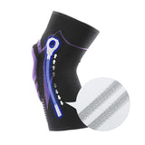 Pair of Knee Brace Knee Compression Sleeve Sports Silicone Knee Support Purple