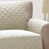 Recliner Cover Furniture Protector Soft and Comfortable Pet Sofa Cover Beige