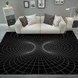 FancyGrab 3D Optical Illusion Mat Non-slip Floor Mat Living Room Decor Mat Style 4