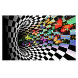 FancyGrab 3D Optical Illusion Mat Non-slip Floor Mat Living Room Decor Mat Style 5