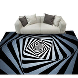 FancyGrab 3D Optical Illusion Mat Non-slip Floor Mat Living Room Decor Mat Style 3