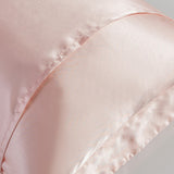 FancyGrab Envelope Pillow Cover Silky Satin Pillow Case Long Pillowcase Pink
