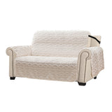 T-shaped Recliner Couch Cover Lift Reclining Recliner Chair Cover Recliner Cushion Slipcover Beige