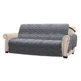 T-shaped Recliner Couch Cover Lift Reclining Recliner Chair Cover Recliner Cushion Slipcover Grey