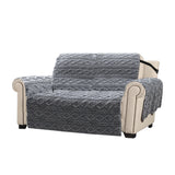 T-shaped Recliner Couch Cover Lift Reclining Recliner Chair Cover Recliner Cushion Slipcover Grey