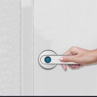 FancyGrab Indoor Fingerprint Lock Smart Fingerprint Door Lock Digital Password Door Lock Sliver