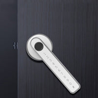 FancyGrab Indoor Fingerprint Lock Smart Fingerprint Door Lock Digital Password Door Lock Sliver