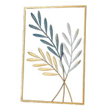 Metal Wall Decor Leaf Hanging Decoration Wall Art Home Decor Wall Ledges Style 3