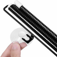 Retractable Roller Blinds Car Home Sunshade Cover Blackout Curtains with Suction Cup Black