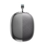FancyGrab 2pcs Headphone Clear Case Shockproof Full Cover Protector for Apple AirPods Max Black