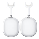FancyGrab 2pcs Headphone Clear Case Shockproof Full Cover Protector for Apple AirPods Max Transparent