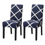 2Pcs Stretch Chair Slipcovers Removable Universal Chair Protector Covers Style 1