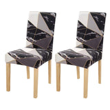 2Pcs Stretch Chair Slipcovers Removable Universal Chair Protector Covers Style 4