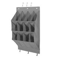 FancyGrab Multi Pockets Over the Door Shoe Organizer Hanging Shoes Storage Bag with Hooks for Closet and Dorm Narrow Door