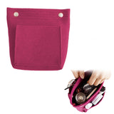 Felt Bag Organizer Handbag Insert Liner Tote Bag Rose Red