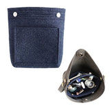 Felt Bag Organizer Handbag Insert Liner Tote Bag Dark Blue