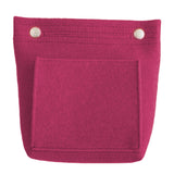 Felt Bag Organizer Handbag Insert Liner Tote Bag Rose Red