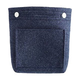 Felt Bag Organizer Handbag Insert Liner Tote Bag Dark Blue