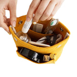 Felt Bag Organizer Handbag Insert Liner Tote Bag Yellow
