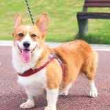 No Pull Adjustable Dog Harness Reflective Pet Vest Pet Supplies Medium Red