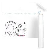 Removable Static Cling Peel and Stick Whiteboard Sticker Family Office Memo Doodle