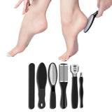 Rechargeable Electric Foot File Kit Pedicure Sander Waterproof 2 Speeds Foot Callus Black