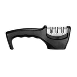 3-Slot Tungsten Steel and Ceramic Knife Sharpener for Kitchen Cutting Tools