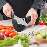 3-Slot Tungsten Steel and Ceramic Knife Sharpener for Kitchen Cutting Tools