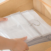 12 Grids Hanging Wardrobe Organizer Collapsible Closet Hanging Shelves