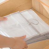 12 Grids Hanging Wardrobe Organizer Collapsible Closet Hanging Shelves