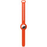 For Apple AirTag Silicone Case Protective Shell Wristband Air Tag Cover Orange
