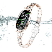 H8 smart bracelet color screen heart rate and blood pressure health detection gold