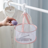 Hanging Mini Mesh Drying Rack Basket Pink