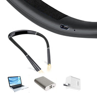 LED Neck Reading Light Book Light for Reading in Bed-Black