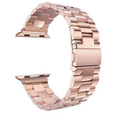 Stainless Steel iWatch Band Metal Strap For Apple Watch-38-40-41mm Rose Gold