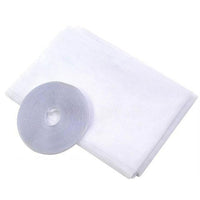 2X or 4X Removable Fly Screens Mosquito Window DIY Self-adhesive Anti-mosquito Hook and Loop Fasteners Screens Net Mesh Bug Fly Net