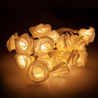 20LED 2M Rose Fairy Lights Battery Powered String Light Home Decor Night Lamp