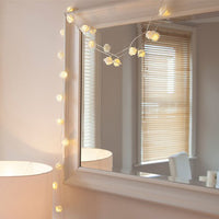 20LED 2M Rose Fairy Lights Battery Powered String Light Home Decor Night Lamp