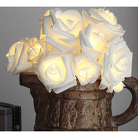 20LED 2M Rose Fairy Lights Battery Powered String Light Home Decor Night Lamp