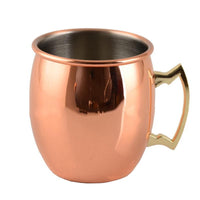 4 X Smooth Texture Moscow Mule Stainless Steel Copper Finished Mugs Ice Cold Drinking Cups