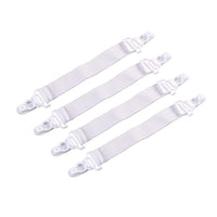 4pcs Bed Sheet Grippers Blankets Clips Sheet Holder Clips Clamps Fastener Quilt Cover Grippers