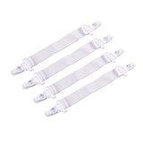 4pcs Bed Sheet Grippers Blankets Clips Sheet Holder Clips Clamps Fastener Quilt Cover Grippers