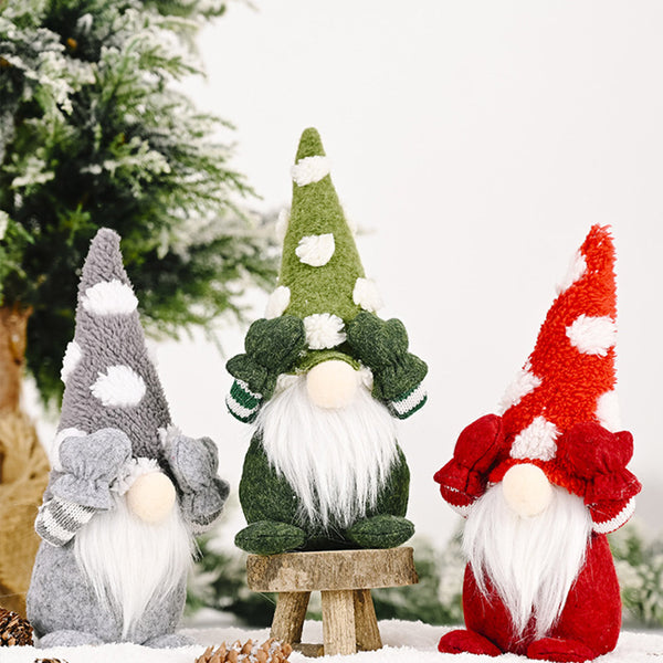 Christmas Faceless Doll Ornament Decoration Christmas Doll Ornament Cute Home Table Decoration Christmas Doll Pendant