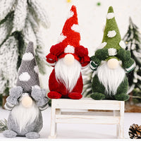 Christmas Faceless Doll Ornament Decoration Christmas Doll Ornament Cute Home Table Decoration Christmas Doll Pendant