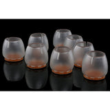32Pcs Silicone Chair Leg Caps Table Legs Protection Covers for 25-29MM Round Leg