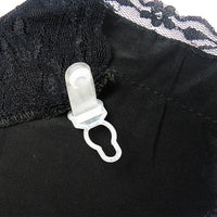 6 Pcs Lace Trim Clip on Cleavage Cover for Women Bra